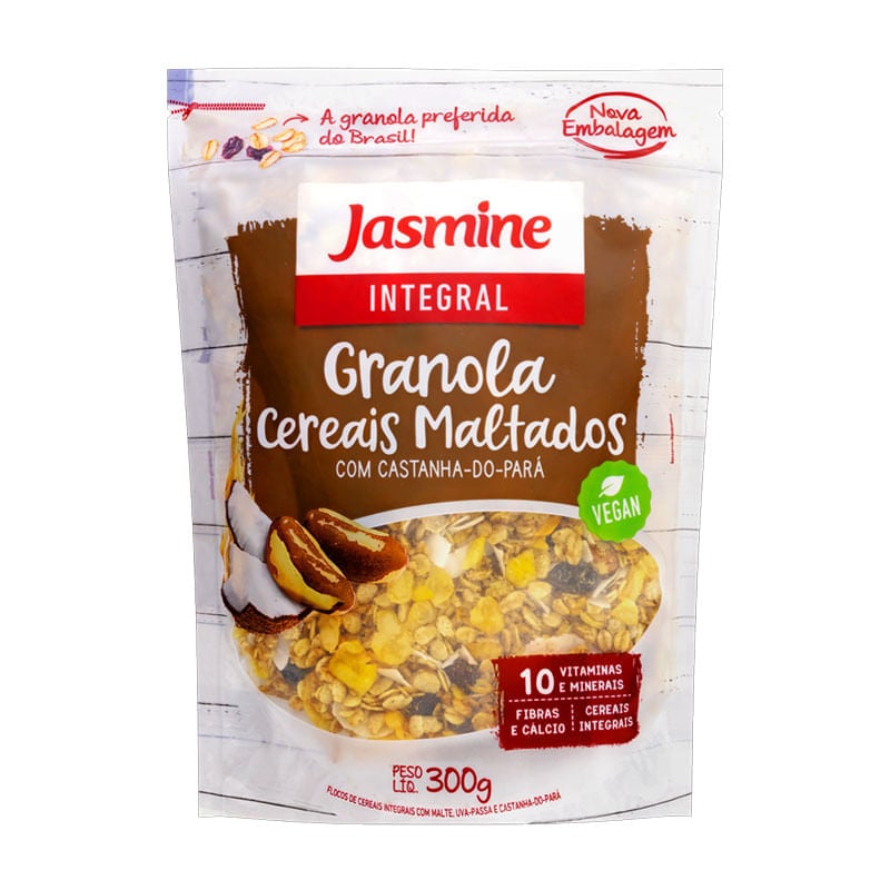 Granola Jasmine Cereais Maltados 300g