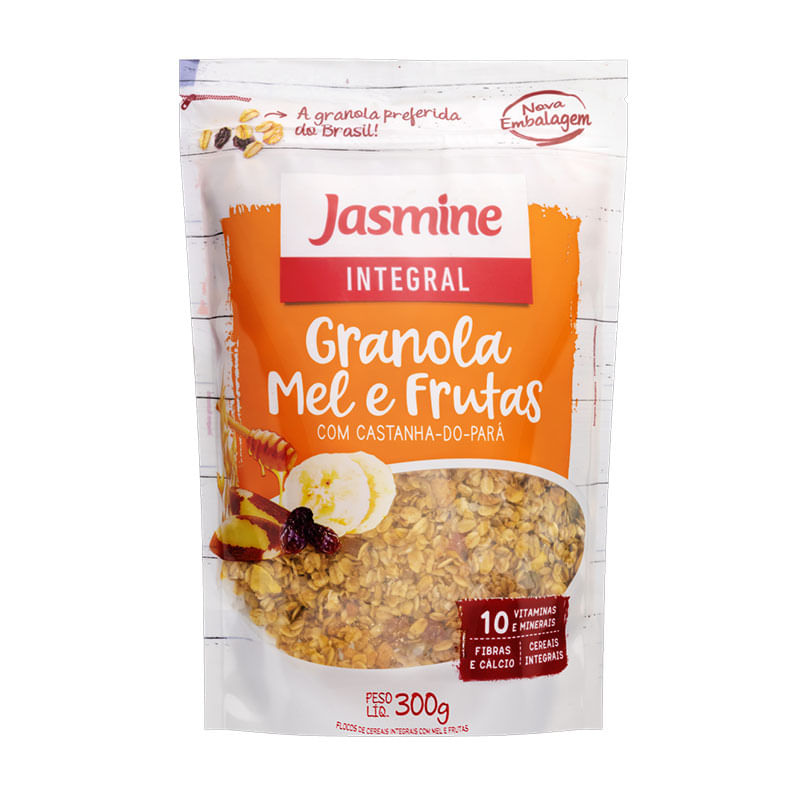 Granola Jasmine Mel e Frutas 300g