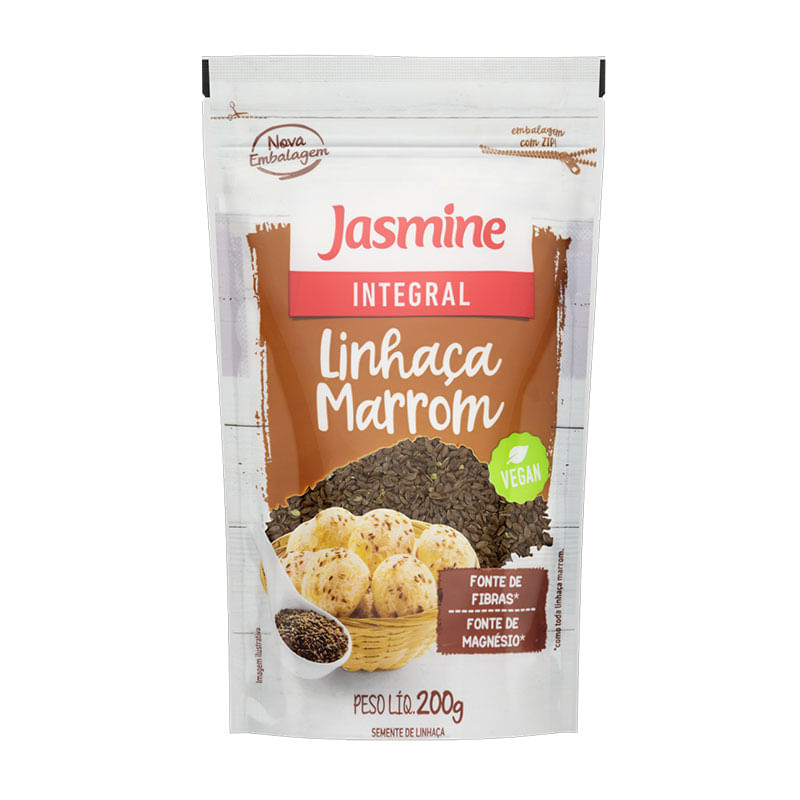 Linhaça Marrom Jasmine Integral 200g