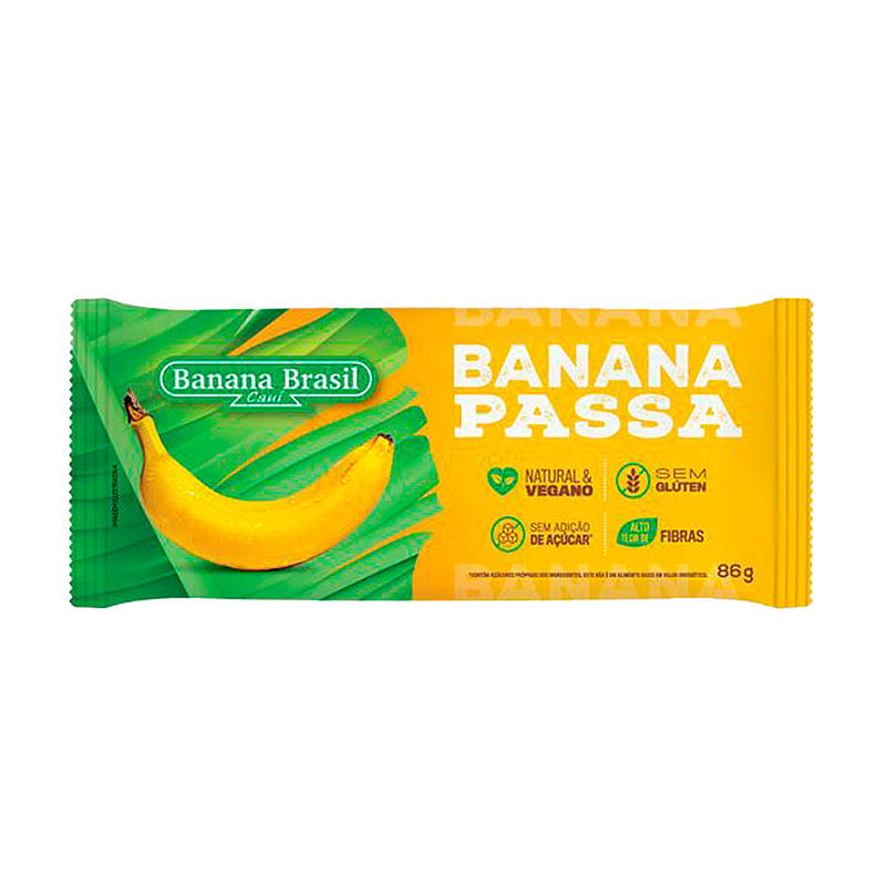 Banana Passa Banana Brasil 86g