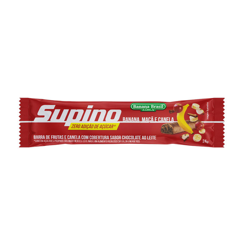 Supino Zero Banana Brasil Maçã e Canela 24g