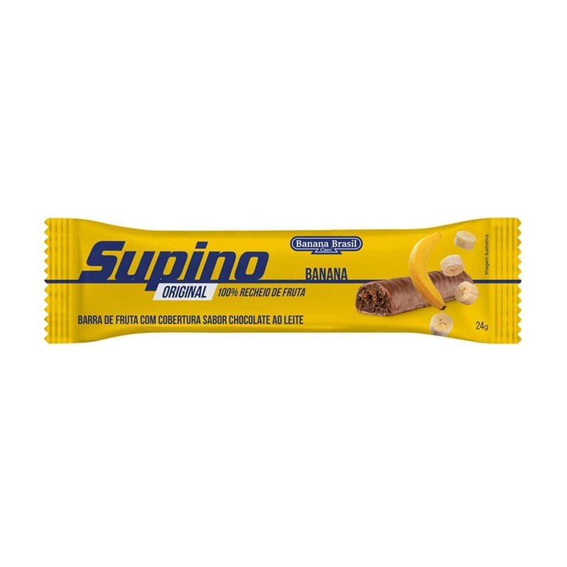 Supino Original Banana Brasil Banana e Chocolate ao Leite 24g