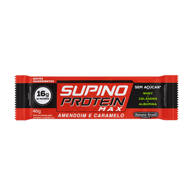Supino Protein Banana Brasil Amendoin com Caramelo 46g