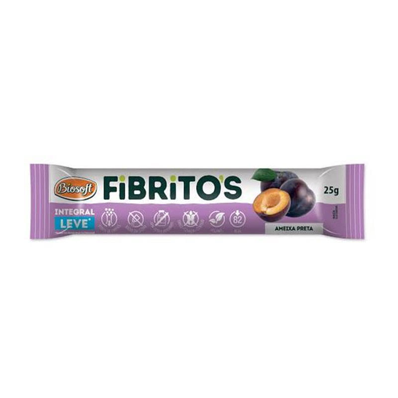 Barra Biosoft Fibrito Ameixa Light 25g