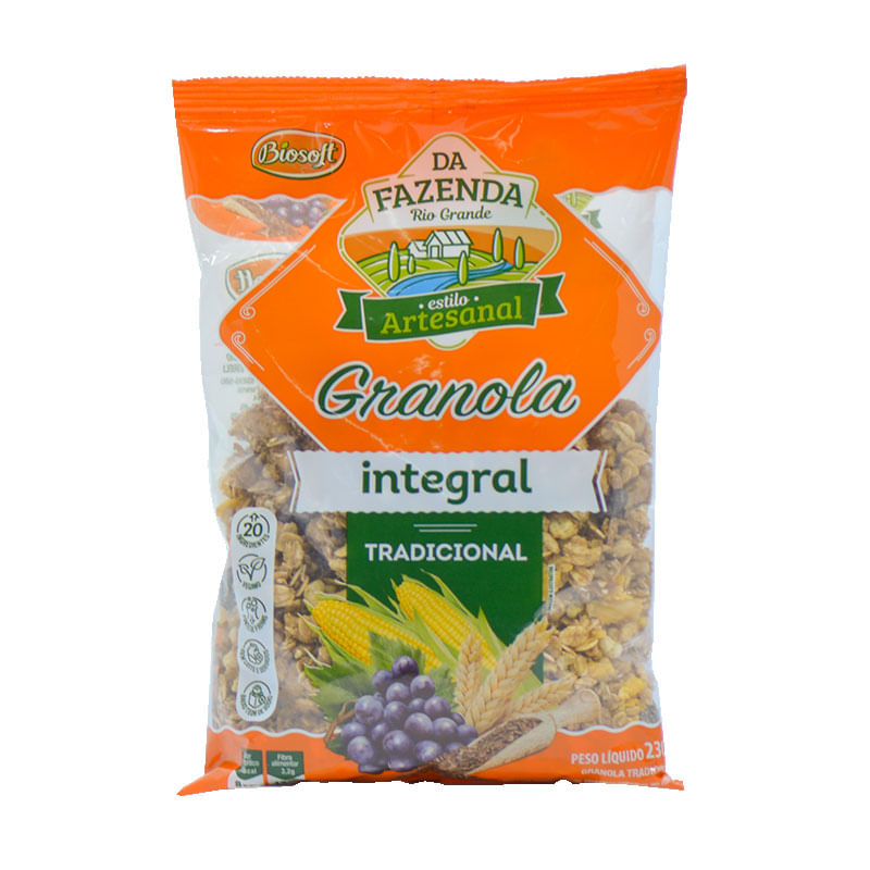 Granola Biosoft Tradicional Integral 230g