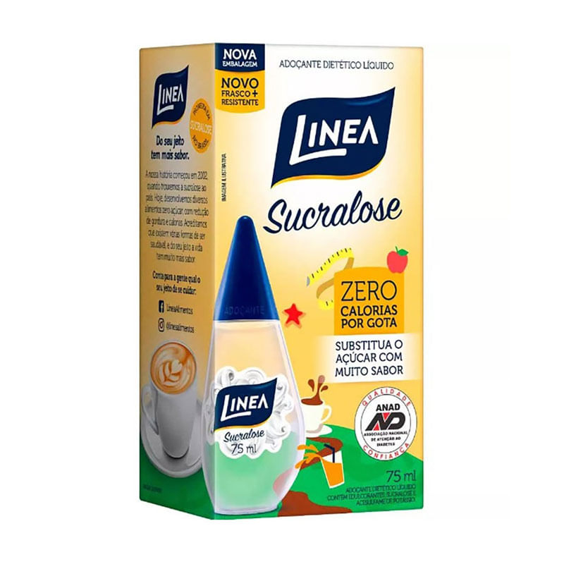 Adoçante Líquido Linea Sucralose 75ml
