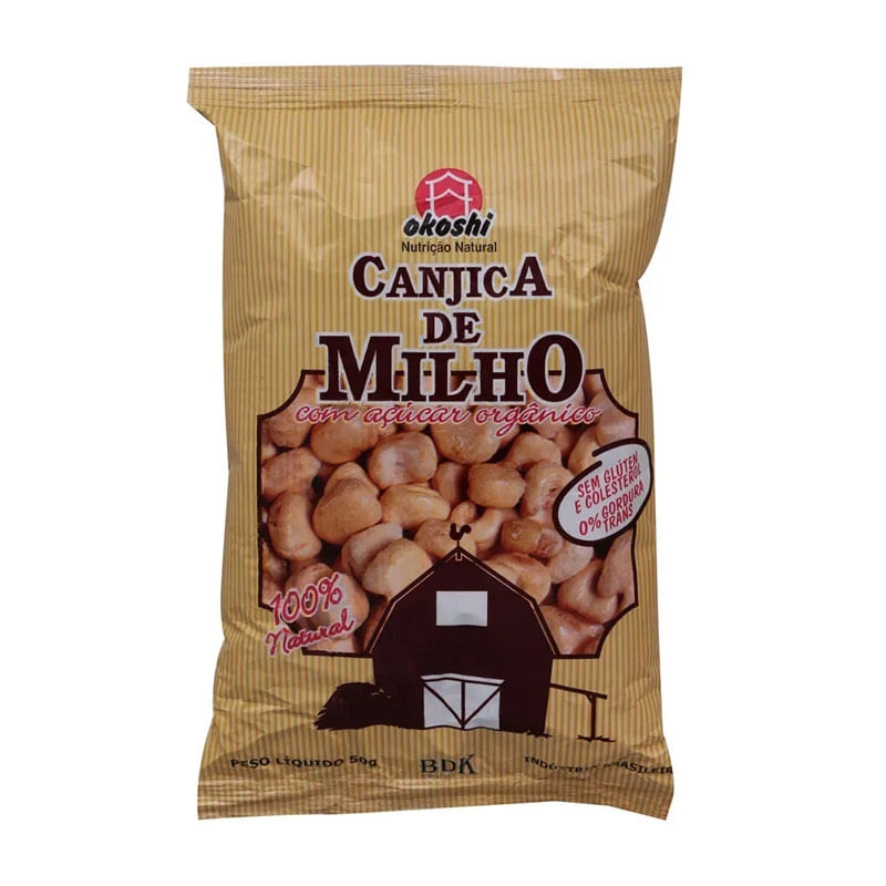 Canjica Okoshi com Açúcar Orgânico 50g