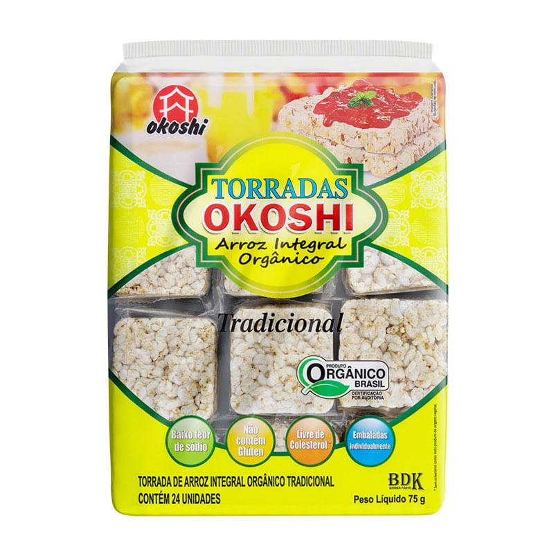 Torrada Arroz Okoshi Integral 75g