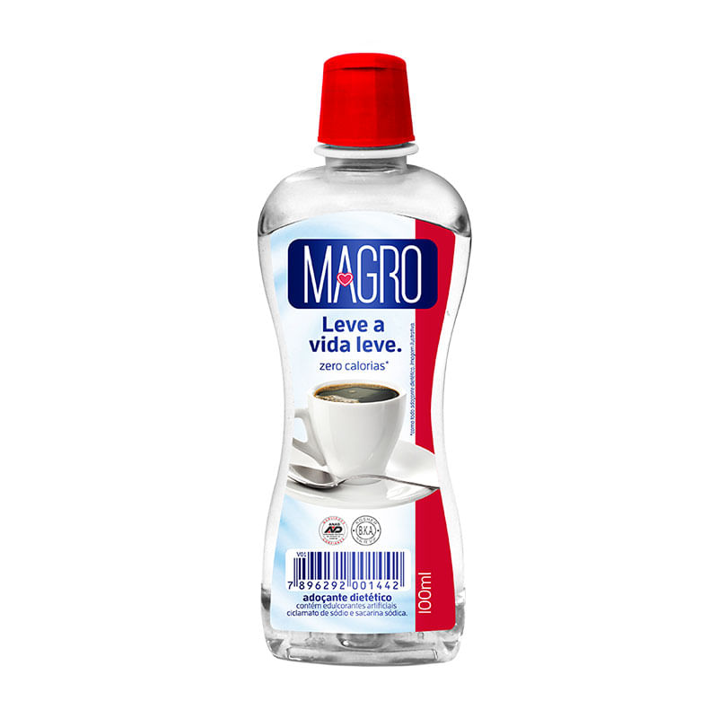 Adoçante Líquido Magro Zero Calorias 100ml