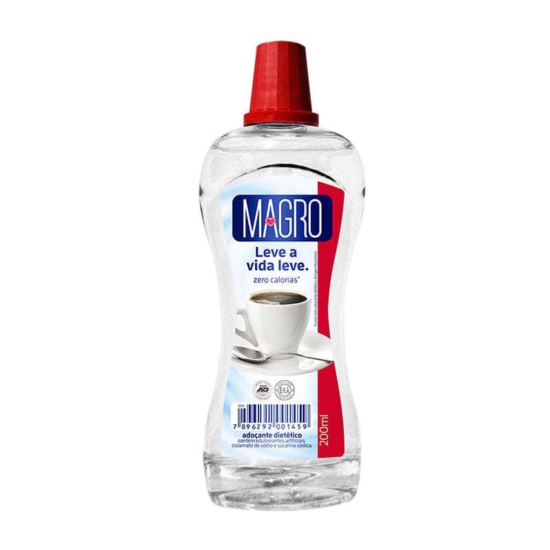 Adoçante Líquido Magro Zero Cal 200ml