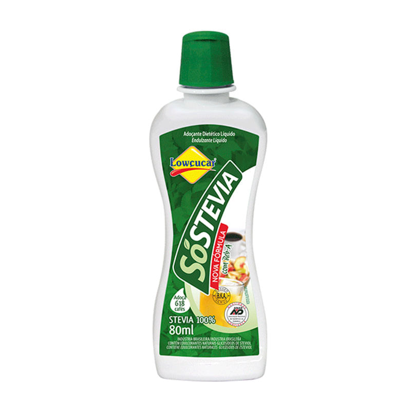 Adoçante Liquido Lowçucar Sostevia 80ml