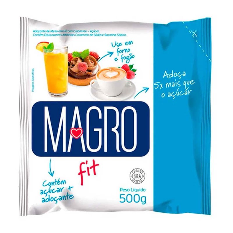 Adoçante em Pó Lowçucar Magro Fit Sacarose 500g