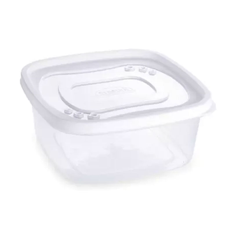 Clic Pote Plasútil Quadrado Preto 1,1L