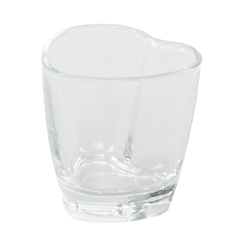 Copo para Shot de Vidro Coração 50ml