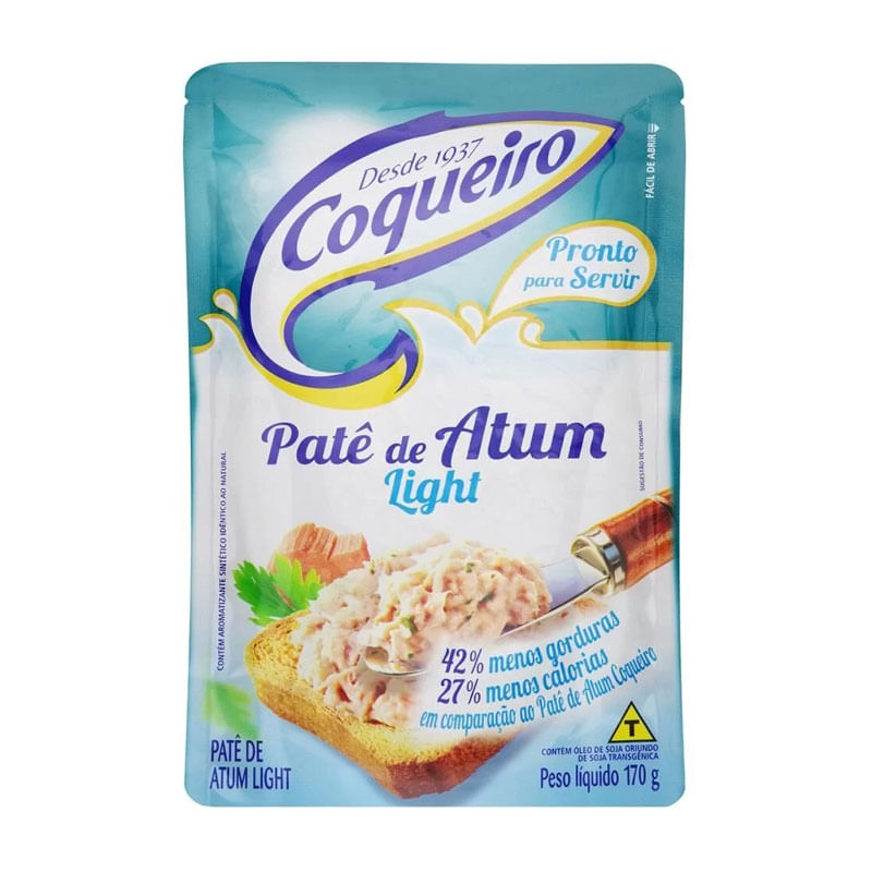 Pate de Atum Coqueiro Light 170g