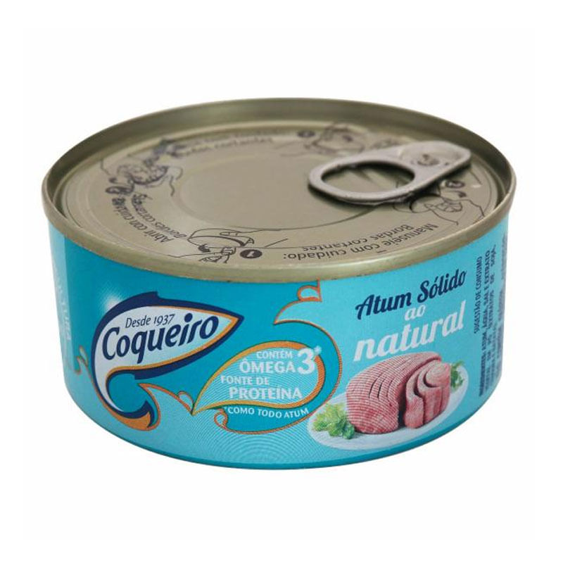 Atum Coqueiro Solido ao Natural 170g