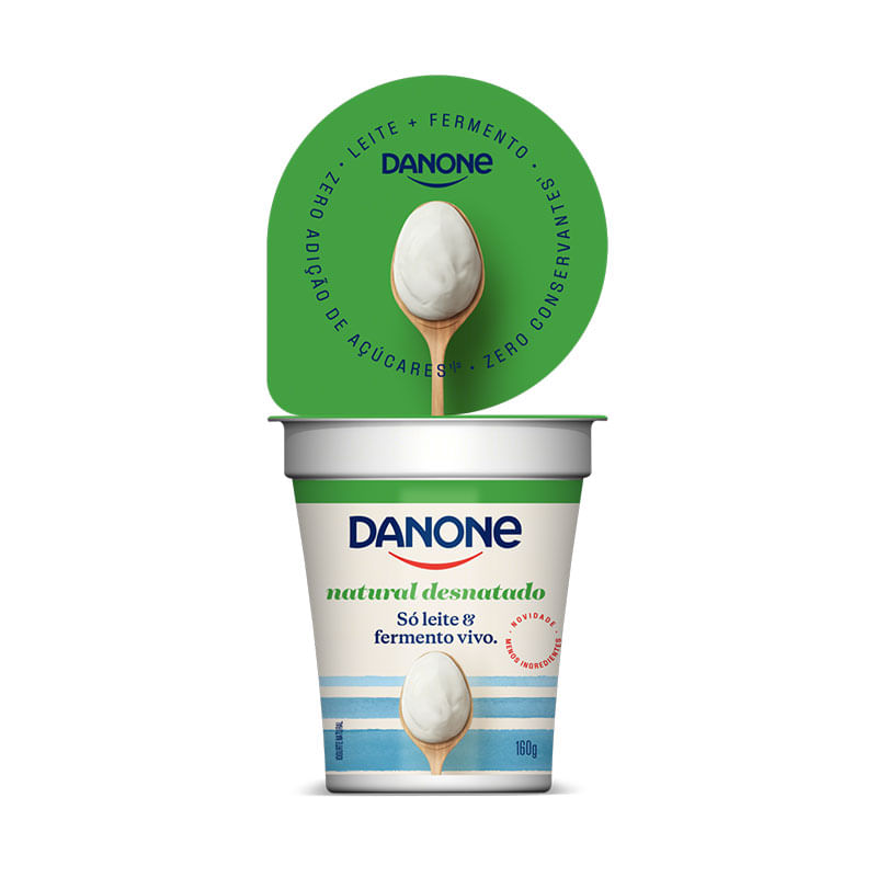 Iogurte Natural Desnatado 160g