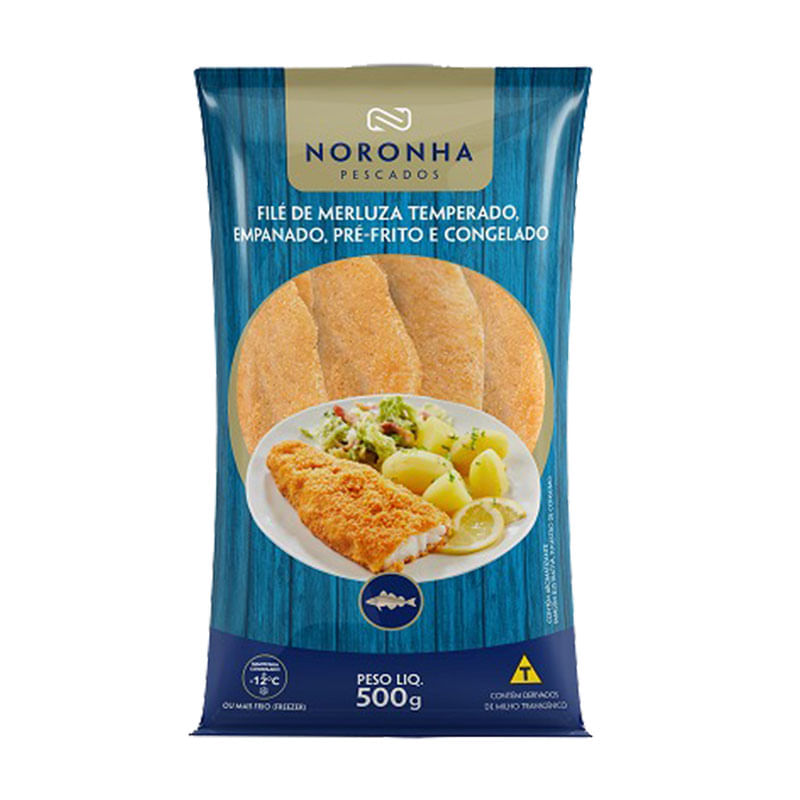Empanado Filé Merluza Noronha Temperado 500g