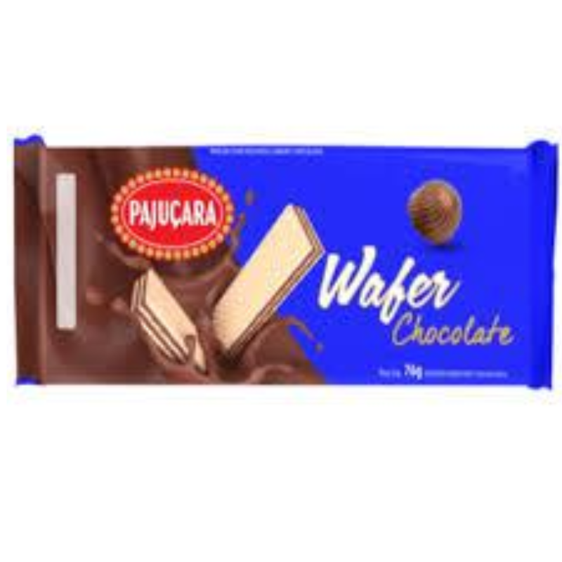 Biscoito Wafer Pajuçara Chocolate 78g