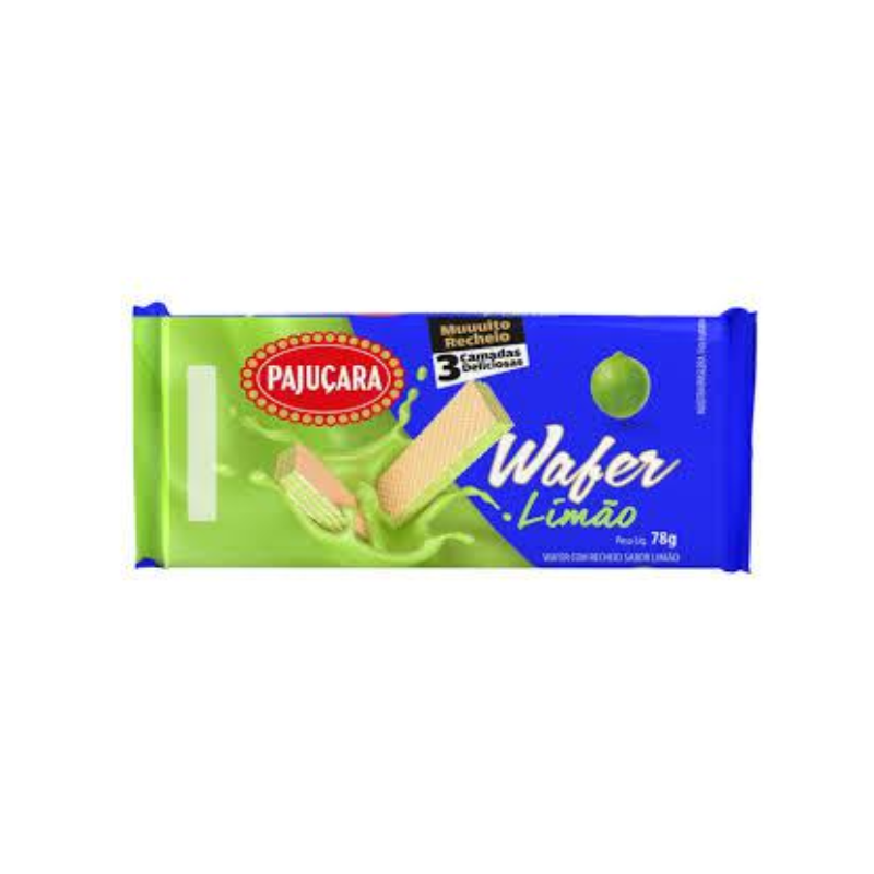 Biscoito Wafer Pajuçara Limao 78g
