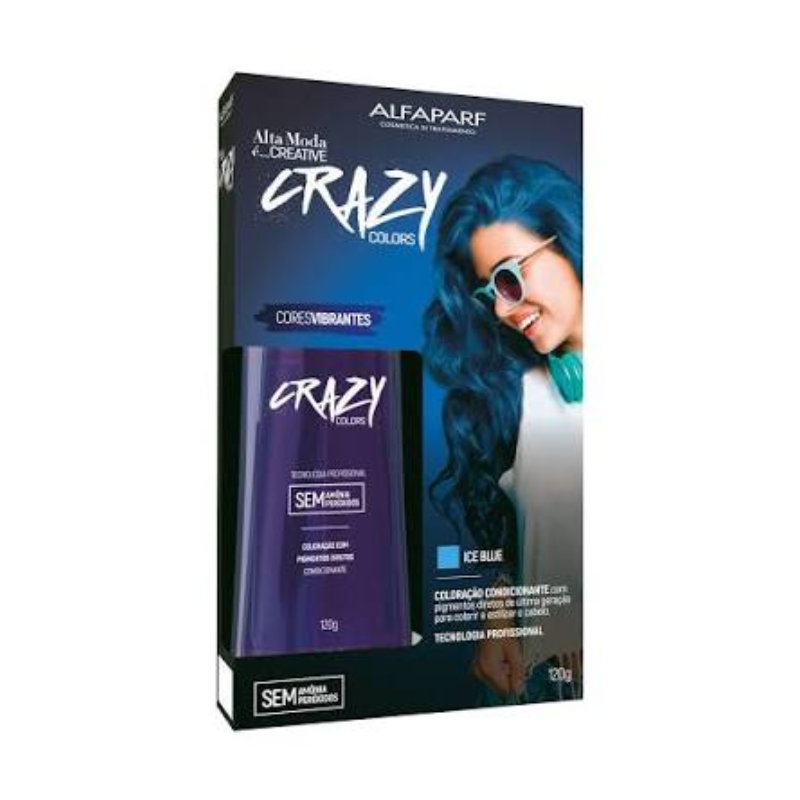 Tintura Alfaparf Crazy Colors Ice Blue 120g