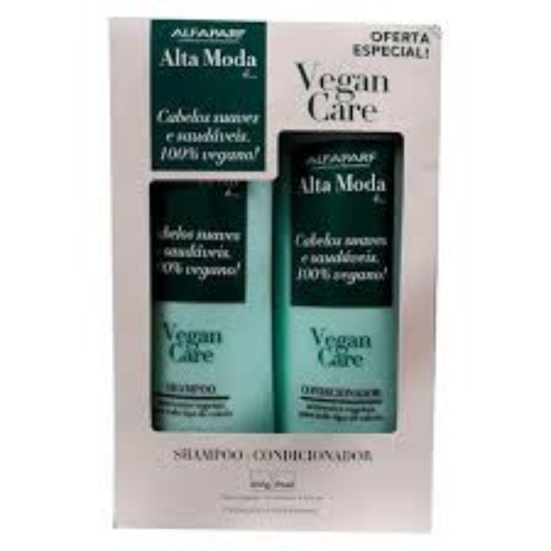 Kit Shampoo + Condicionador Alfaparf Milano Semi di Lino Vegan Care 2 × 300 ml