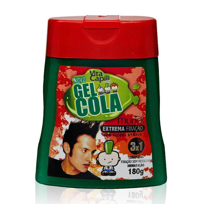 Gel Cola Extrema Fixação Capili Verde 180g