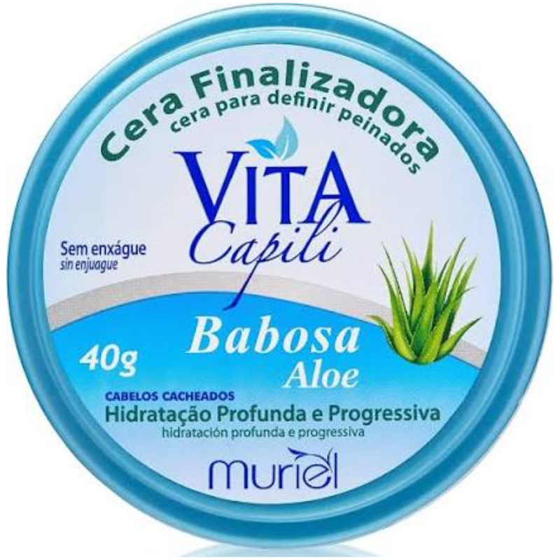 Cera Finalizadora Capilar Muriel Vita Capili Babosa 40 g