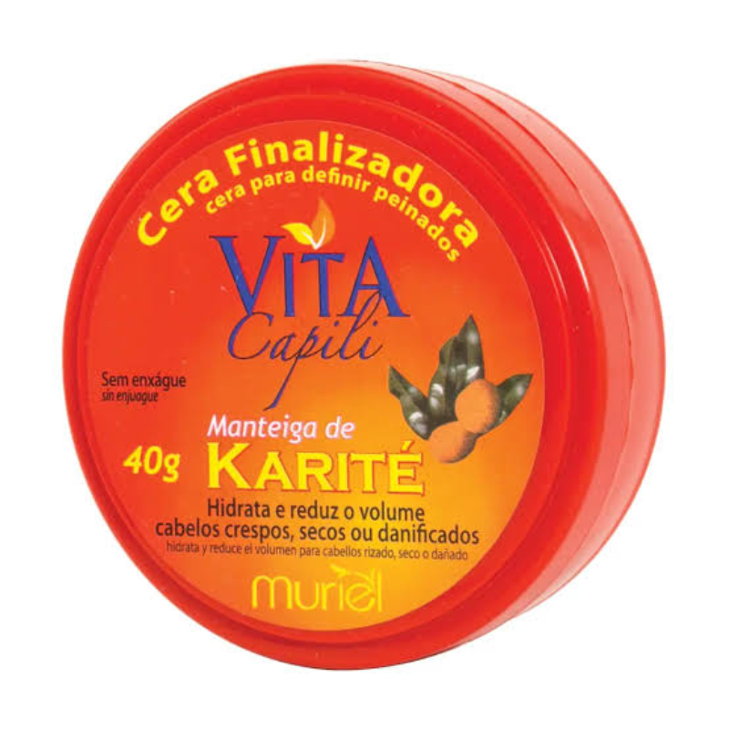 Cera Finalizadora Capilar Muriel Vita Capili  Manteiga de Karité  40g