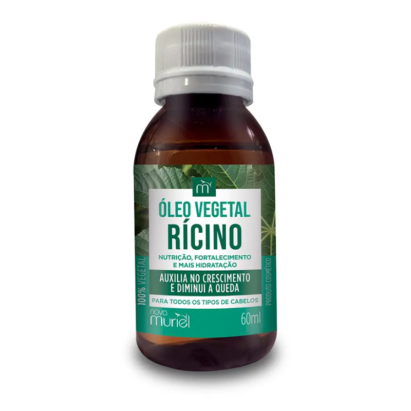 Óleo Vegetal Capilar de Umectação Muriel Rícino 60 ml