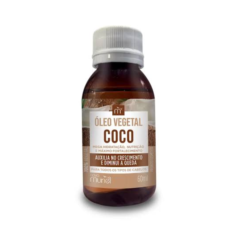Óleo Vegetal Capilar Muriel Coco 60 mL.