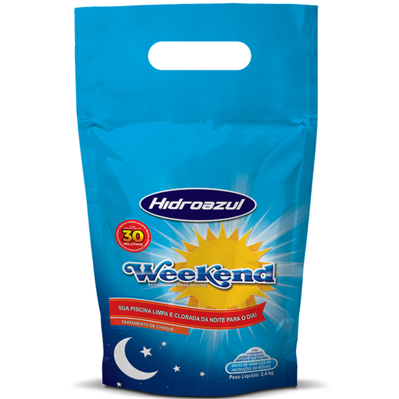 CLORO HIPOCLORIT HIDROAZUL WEEKEND 2,4KG