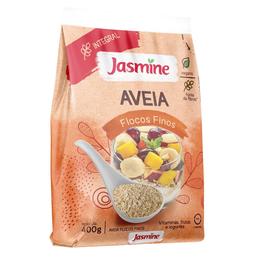 AVEIA JASMINE FLOCOS FINOS INTEGRAL 500G