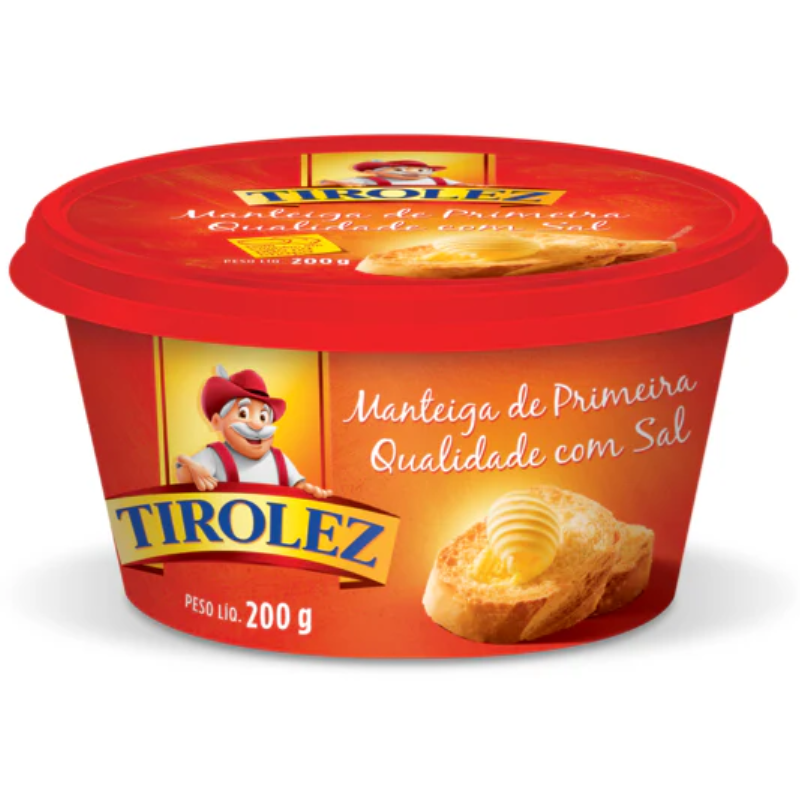 MANTEIGA TIROLEZ C SAL POTE 200G