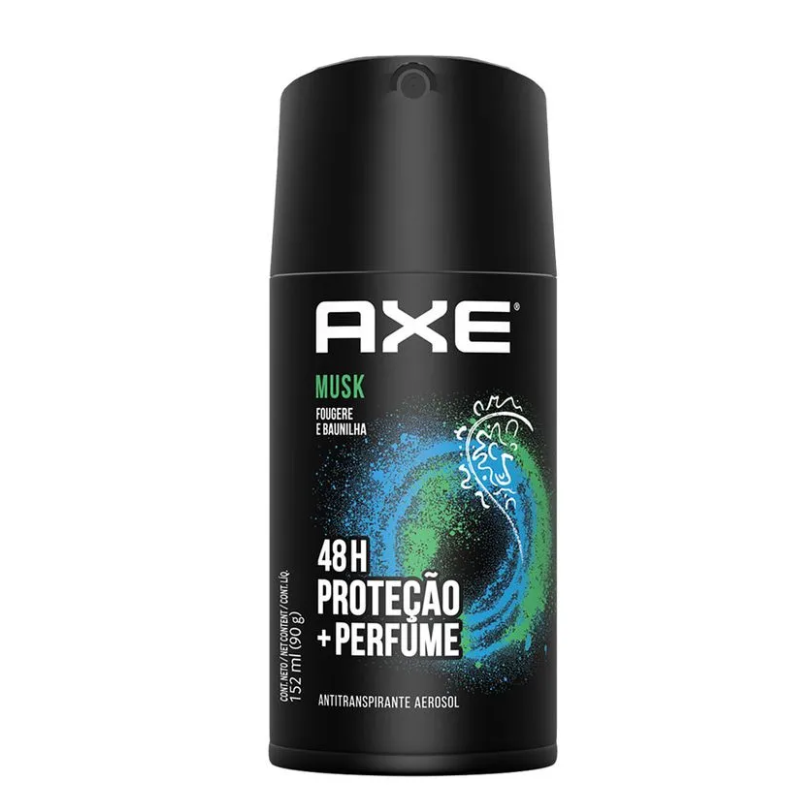Desodorante Antitranspirante Aerossol Axe Musk 152 ml
