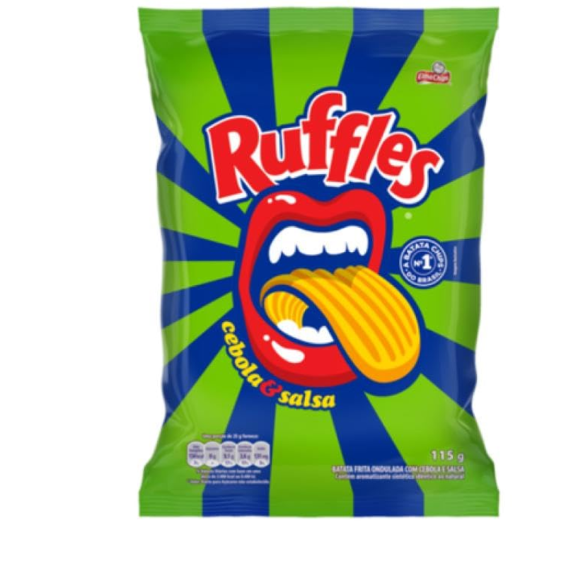 BATATA RUFFLES CEBOLA E SALSA 115G