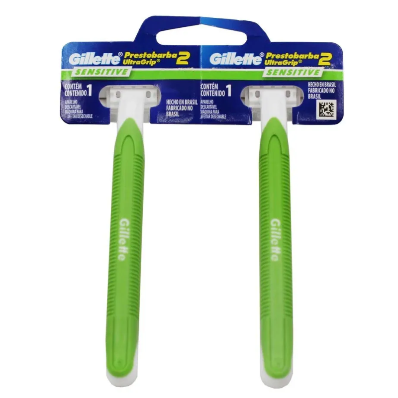 Aparelho de Barbear Prestobarba Ultragrip Sensitive 2un