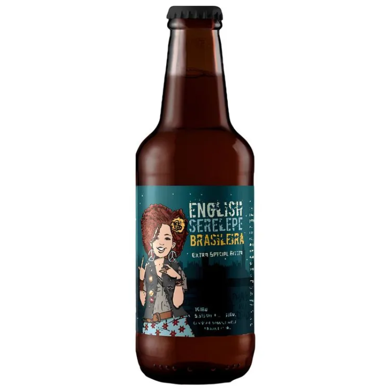 Cerveja Artesanal English Serelepe Brasileira 500ml