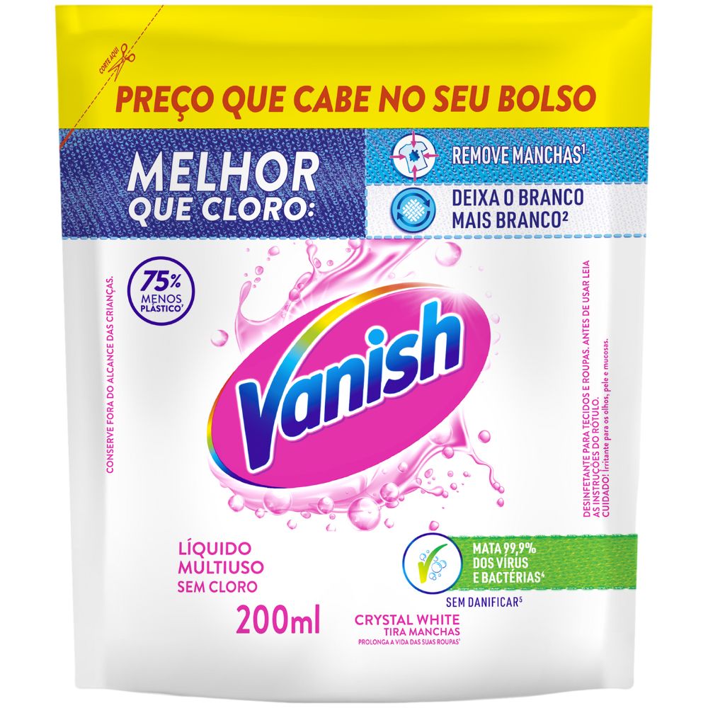 VANISH LIQUIDO GEL REFIL WHITE 200ML