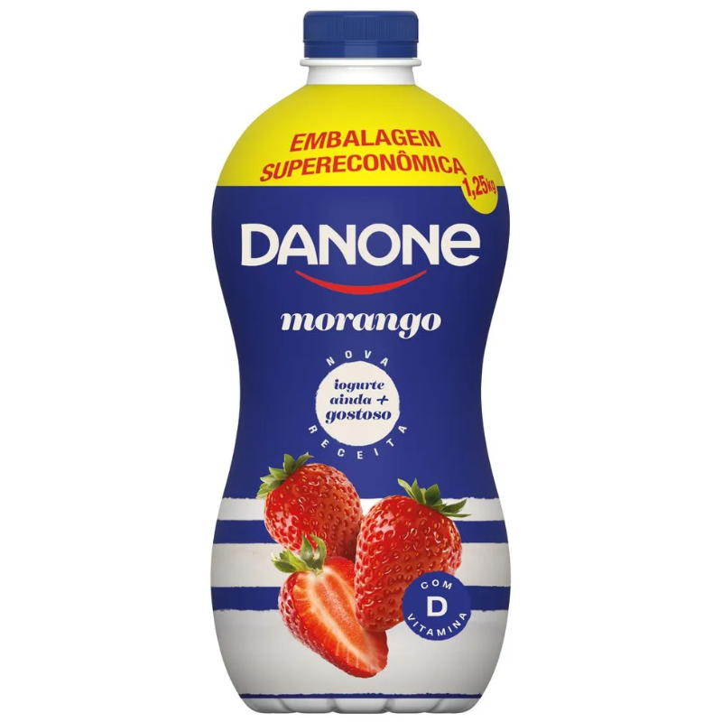 Iogurte Verdadeiro Liquido Morango Danone 1250g