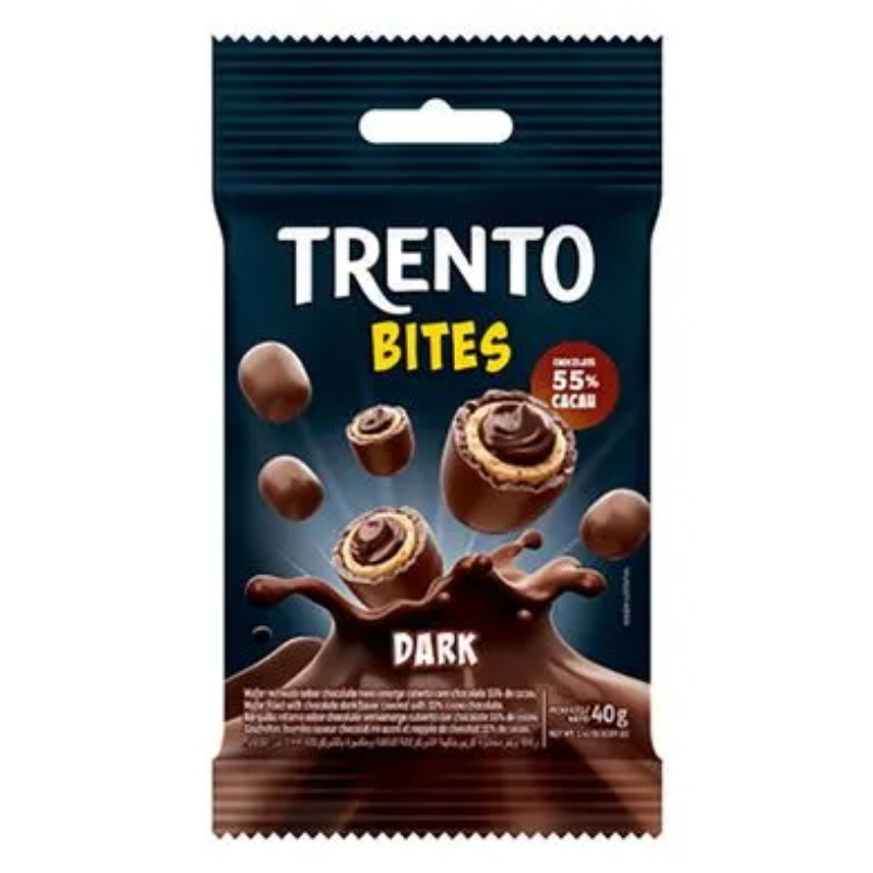 WAFER TRENTO BITES 40G DARK