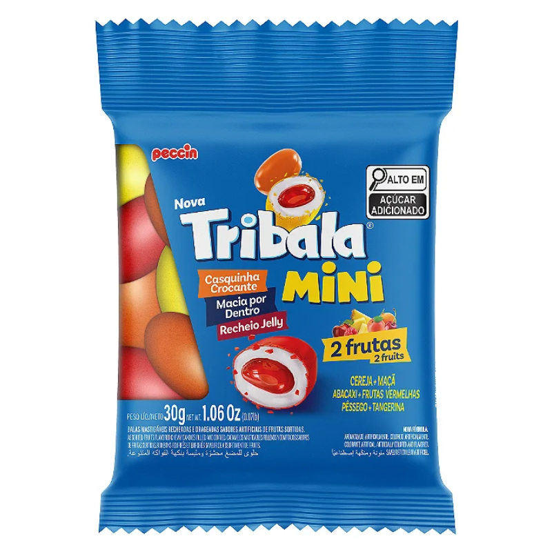 BALA TRIBALA MINI 2 FRUTAS 30G