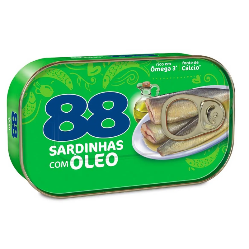 Sardinha 88 com Óleo 125g