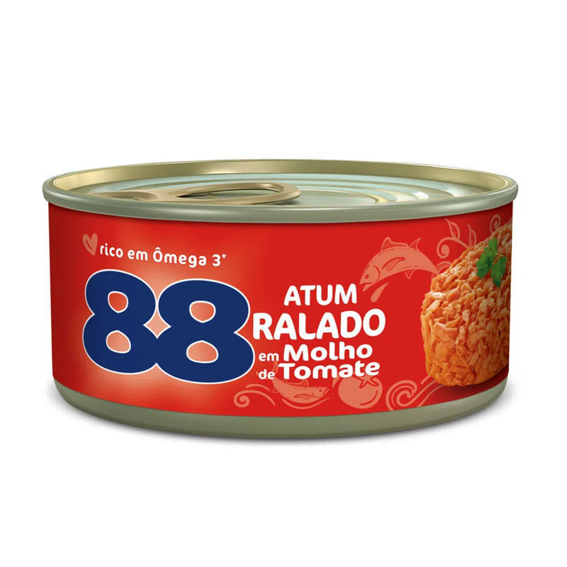 Atum 88 Ralado em Molho de Tomate 140g