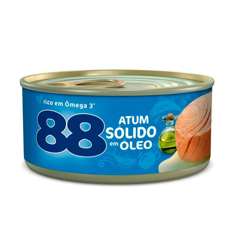 Atum 88 Sólido em Óleo 140g