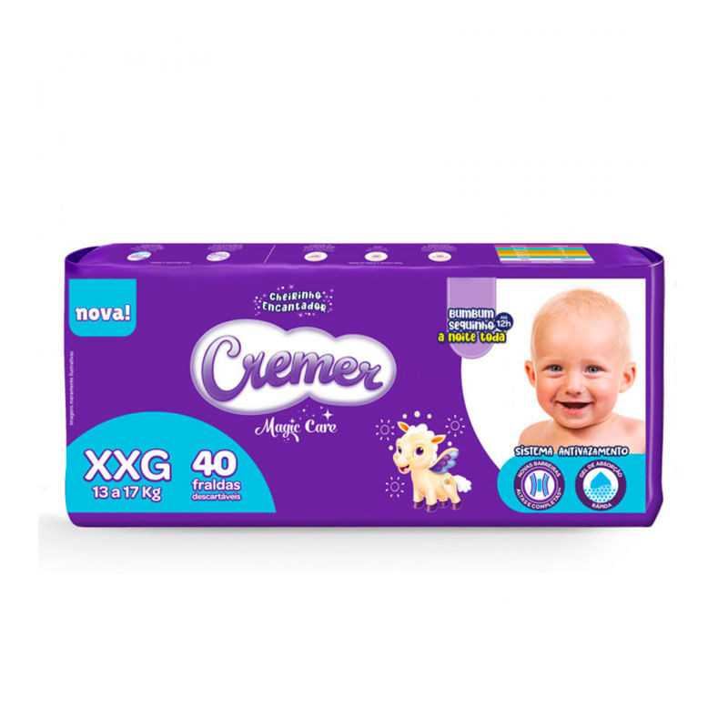 Fralda Cremer Hiper XXG 40un