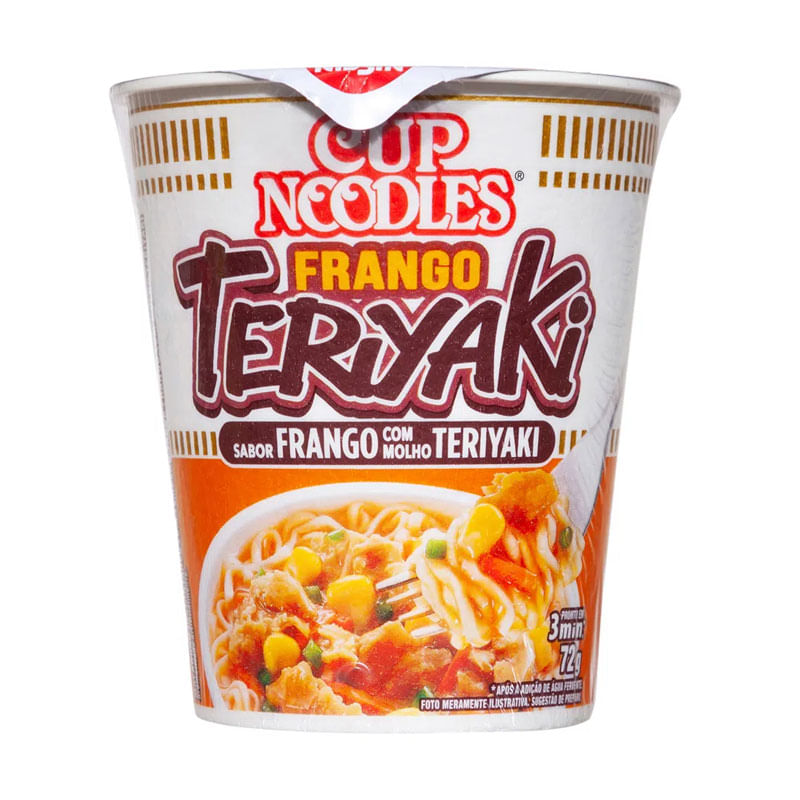 Cup Noodle Frango Teriyaki Nissin 72g