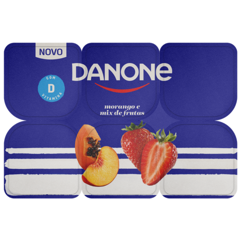 Iogurte Verdadeira Polpa Mix de Frutas Danone 510g