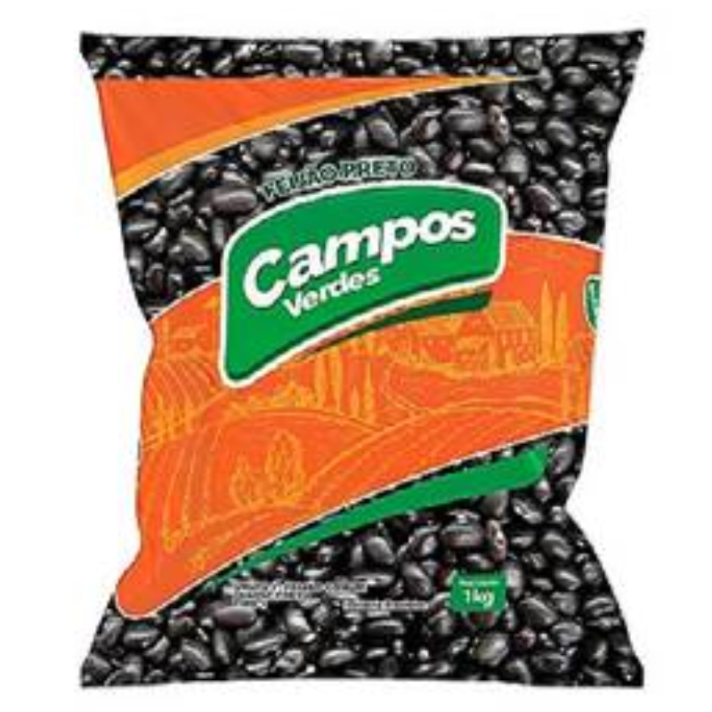 Feijão Preto Campos Verdes 1kg