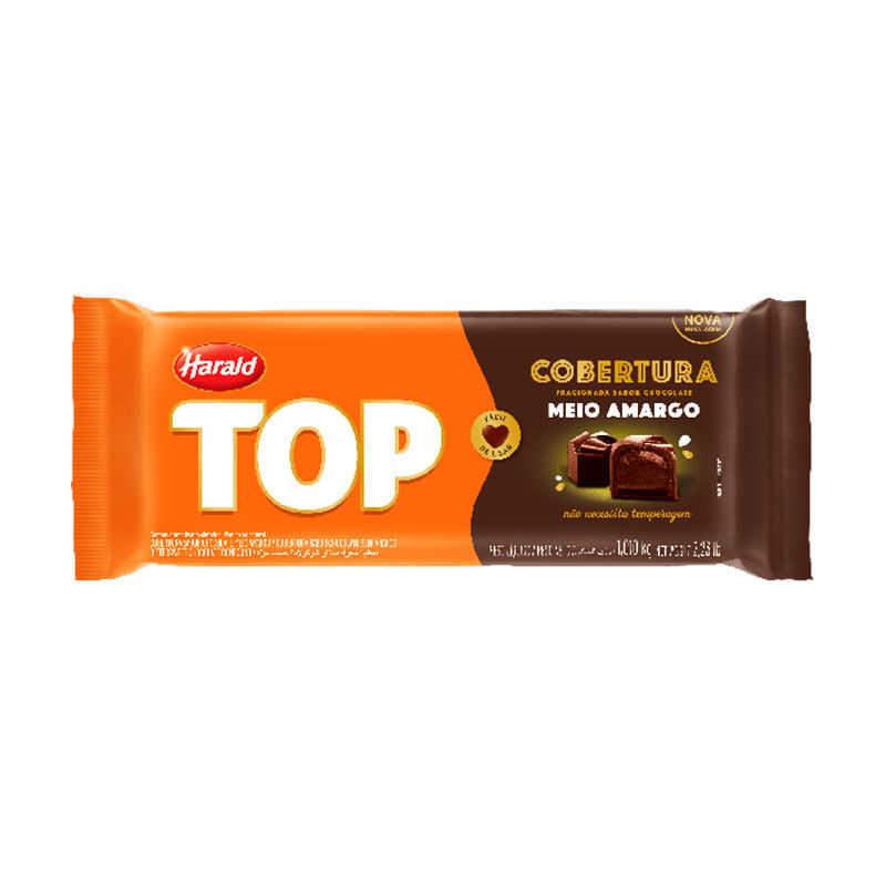 Cobertura Harald Top Meio Amargo 1,01kg
